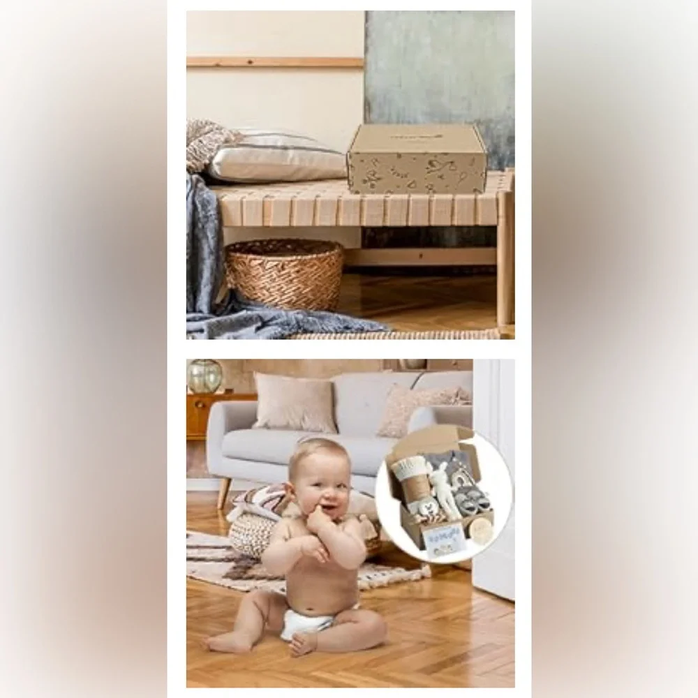 Baby Gift Set, Baby Boy Newborn Gifts Box, Boho Gender Neutral
